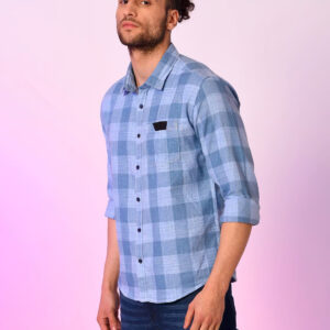 Checked Shirt with Patch Pocket