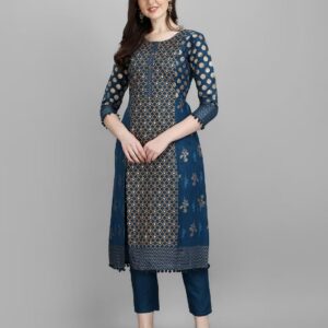 Printed A-Line Kurta 1