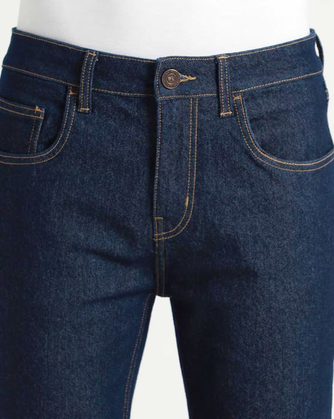 Men Bootcut Jeans with 5-Pocket Styling 5